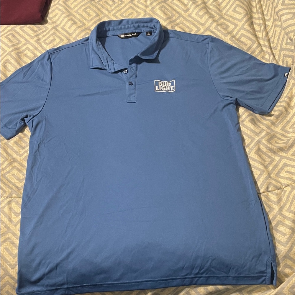Travis Mathew Blue Polo Shirt
